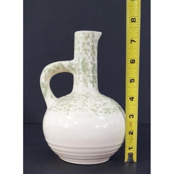 Vintage Stoneware Jug - Mohawk Liqueur Bottle Green Speckled Glaze - Picture 6 of 8